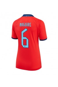 Engeland Harry Maguire #6 Voetbaltruitje Uit tenue Dames WK 2022 Korte Mouw